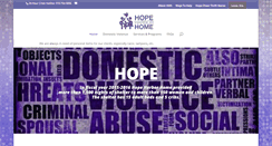 Desktop Screenshot of hopeharborhome.org